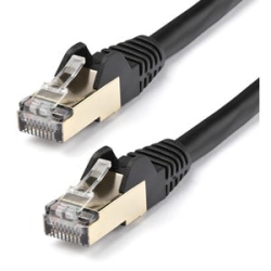 Cable - Black CAT6a Ethernet Cable 10m 6ASPAT10MBK