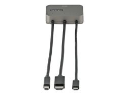 Startech.Com 3-In-1 Multiport To HDMI Adapter - 4K 60HZ USB-C, HDMI Or Mini Displayport To CDPHDMDP2HD