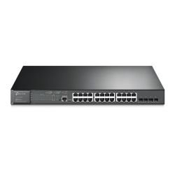 TP-Link | SG3428MP | Omada 28 Port Gigabit L2 Managed Rackmount Switch With 24 Port PoE+ 006.008.0089
