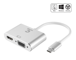 Comsol USB-C To HDMI + VGA Adapter CMHV02