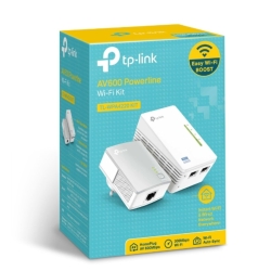 TP-Link Tl-Wpa4220 Kit 300Mbps AV600 Wi-Fi Powerline Extender Starter Kit 600Mbps HomePlug Av 300Mbps Wireless 2x100Mbps LAN 2.4GHz 802.11bgn 300m Ran TL-WPA4220 KIT