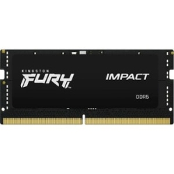 Kingston Fury Impact RAM Module For Notebook - 32 Gb (2 X 16GB) - DDR5-5600/Pc5-44800 DDR5 Sdram - 5600 MHz Single-rank Memory - CL40 - 1.10 V - Non-ECC - Unbuffered - 262-pin - Sodimm KF556S40IBK2-32