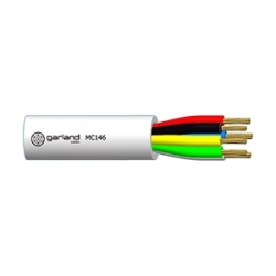 6C-14020 Garland Work White Sec Cable 250M Pallet |Qty 36 6C-14020-PB-250-WHITE