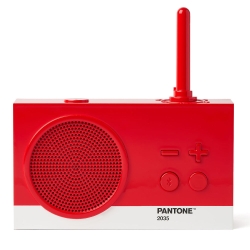 Lexon Thykho 3 Fm Radio & Bluetooth Speaker Pantone -2035 Red LD-LA119PT-R