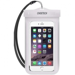 Choetech WPC007 Universal WaterProof Cell Phone Pouch Pouch Bag (8-inch/White) ELECHOWPC007WH