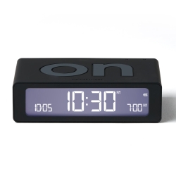 Lexon Flip Mini Reversible Alarm Clock - Black LD-LR158N0
