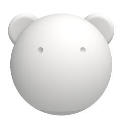 Kreafunk Kids Blob Lamp - White / Moon Grey KFKYI01