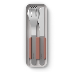 Monbento Mb Slim Box - Trio Knife - Rosa Moka MO-50300067