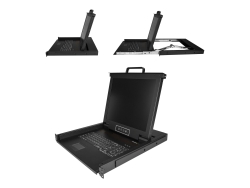 Startech 1 Port 1U VGA Kvm Console, 17" LCD, USB, Rackmount, 2YR RKCONS1701