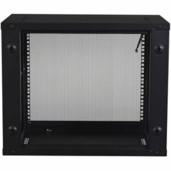 APC NetShelter 9U Wallmount Rack Cabinet Single Hinged Switch Depth Unassembled AR109