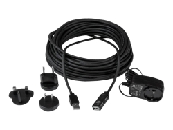 Startech 15M USB2.0 A To A Extension Cable, M/F, Black, LED, Ltw USB2AAEXT15M