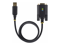 Startech 10FT (3M) USB To Serial Adapter Cable, Com Retention, Interchangeable Screws/Nuts 1P10FFC-USB-SERIAL