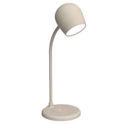 Kreafunk Ellie Lamp W/ Qi Charger And Bluetooth Speaker - Ivory Sand KFEW09
