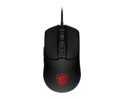 Wired Gaming Mouse: Msi Forge GM100 USB Optical Mouse, 1000 / 1600 / 3200 / 6400 Dpi, 6-Mode Rgb FORGE-GM100