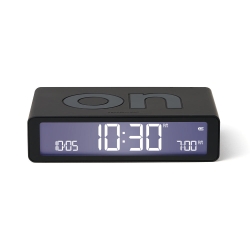 Lexon Flip Classic Reversible Alarm Clock - Black LD-LR157N0