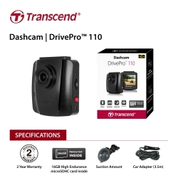 Transcend 32G DrivePro 110, 2.4" Lcd, With Suction Mount Ts-DP110M-32G ELETRADP110M-2