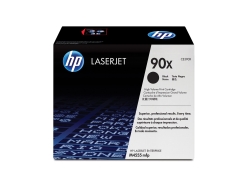 HP 90X Black Toner - High Yield - Approx 24K Pages - M602, M603, M4555 Series Printers CE390X