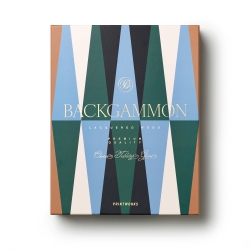 Printworks Lacquered Backgammon-Blue PW-00722