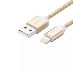 Ugreen 30589 IPhone 8-pin To USB2.0 Sync & Charging Cable 2M Gold ACBUGN30589