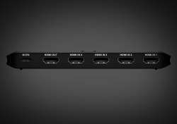 Aten Essential 4-Port True 4K Hdmi Switch, Hdmi Switch For Home Entertainment, Four Hdmi Sources On A Single True 4K Display, Lpcm 7.1, Dolby® VS4841-AT