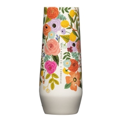 Corkcicle Stemless Flute - 207ml Rifle Paper - Garden Party Cream CK-RP2408GCGP