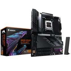 B850 Aorus Elite WIFI7 Motherboard; AMD B850 Chipset; 4 X DDR5 Dimm Sockets Supporting Up To 256 Gb; Realtek 2.5GbE LAN Chip M/B B850 A Elite WF7 1.0