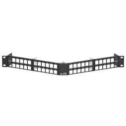 Leviton - E2XHD 1RU Angled High Density Patch Panel Eu LE-E2X1A-E48