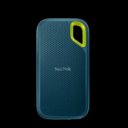 SanDisk Portable Ssd, E61 1TB, Monterey Color, USB 3.2 Gen 2, Type C & A Compatible, R 1050MB/s, W 1000MB/s, IP65 , 256-bit Aes Hardware Encp, 5Y SDSSDE61-1T00-G25M