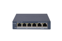 Hikvision Transmission 3E1506P-Ei 4 Port Managed Gig Poe, 60W, 2YR 301802991