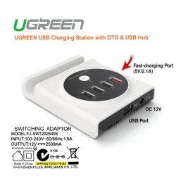 Ugreen Multifunction USB Charging Station With Otg & USB Hub (20352) Elegnusbchasta