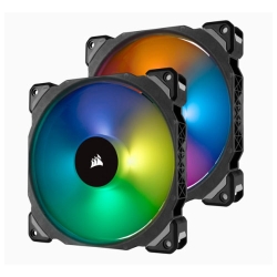 Corsair ML140 Pro Rgb 2 Fan Pack With Lighting Node Pro, 140mm Premium Magnetic Levitation Rgb LED Pwm Fan (Ls) CO-9050078-WW