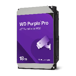 Wd Purple Pro 18TB Surveillance Internal 3.5" Sata Drive Hdd, 3YR WD181PURP-HIK