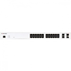 Fortinet L2+ MANAGED POE SWITCH WITH 24GE +4SFP 12 PORT POE (FS-124E-POE)