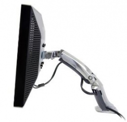 Ergotron Mx Desk Mount Lcd Display Arm For < 30" Display Vesa Standard With Polished Aluminium