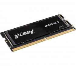 Kingston 16GB (1x16GB) DDR5 4800MT/s CL38 FURY Impact Black Non-ECC Unbuffered SODIMM KF548S38IB-16