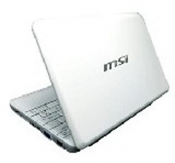 Msi Wind Netbook U100+ White 160gb Atom N280 1.66ghz, 10"w, 1gb, 160gb, 1.3mp 45887