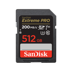 SanDisk 512GB Extreme Pro Sdhc And Sdxc Uhs-I Card Sdsdxxd-512G-Gn4In FFCSAN512GSDXXD200