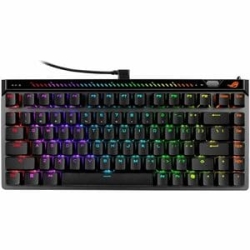 Rog Falchion Ace 75 He V2X Is A 75 Wired Analog Gaming Keyboard With Hot-Swappable Rog Hfx V2X Magnetic Switches Black ROG Falchion ACE 75 HE V2X Black
