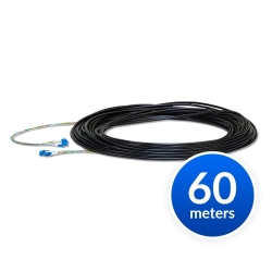Ubiquiti Single-Mode Lightweight Fiber Cable, Lenth 60m, Outdoor-Rated, Kevlar Yarn For Added Tensile Strength, Weatherproof Tape, FC-SM-200
