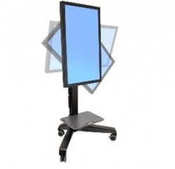 Ergotron Neoflex Mobile Media Center, Portrait/ Landscape, Vhd, Black Colour 24-191-085