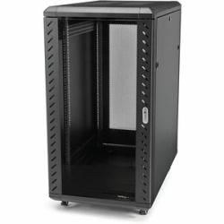 StarTech.com 4-Post 18U Server Rack Cabinet, 19" Data Rack Cabinet For Computer / It Equipment, Home Network Rack, Half Height Server Rack - 4-Post 18U 19" Server Rack Enclosure W/ Adjustable Mounting Depth - Eia/Eca-310-E Compliant - 18U Data Cabinet Sh