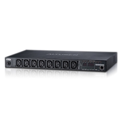 Aten 15A/10A 8-Outlet 1U Metered & Switched Eco Pdu, Emote Power Outlet Control (On, Off, Power Cycle) By Individual Outlets PE6108G-ATB-G