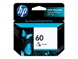 HP 60 Tri-Colour Ink Cartridge CC643WA