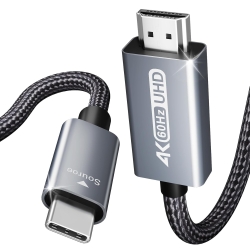 Benfei 206Gy-3F Usb-c To Hdmi 0.9M Cable 4K@60Hz, Aluminum Shell, Nylon Braided ELEBEN206GY3F