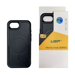 Usp Apple IPhone 17e / IPhone 16e (6.1") Armor Light Case With MagSafe Black - Built-in Magnets, Drop Protection, Raised Edges, 5 Years Warranty 6976552043328