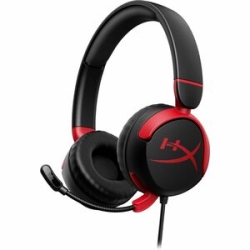 HyperX Cloud Mini Wired Over-the-head, On-ear Stereo Gaming Headset - Black - Binaural - Supra-aural - 114 Ohm - 20 Hz To 20 KHz - 120 Cm Cable - Electret Condenser, Omni-directional Microphone - Mini-phone (3.5mm) 7G8F4AA