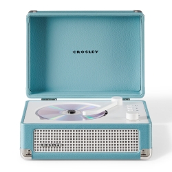 Crosley Cruiser Portable Retro Cd Player With Stereo Bluetooth Speakers, Fm Radio - Turqouise CR3505A-TU