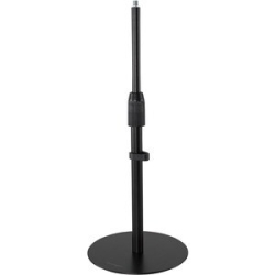 A1010 Telescopic Multipurpose Desk Stand - Desktop - Powder Coated Steel, Plastic, Galvanized Steel - Black K87651WW