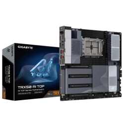 Gigabyte TTRX50 Ai Top AMD Ryzen Motherboard, STR5 Threadripper, DDR5 Ecc Rdimm Up To 2TB, PCIe 5.0, USB4, Wi-Fi 7, Dual 10GbE, E-Atx TRX50 AI TOP