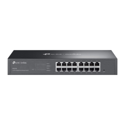 TP-Link ES216G Omada 16-Port Gigabit Easy Managed Switch, Flow Control, Loopback Detection, Port Isolation, Port Mirroring, Lag, Vlan, Igmp Snooping, ES216G